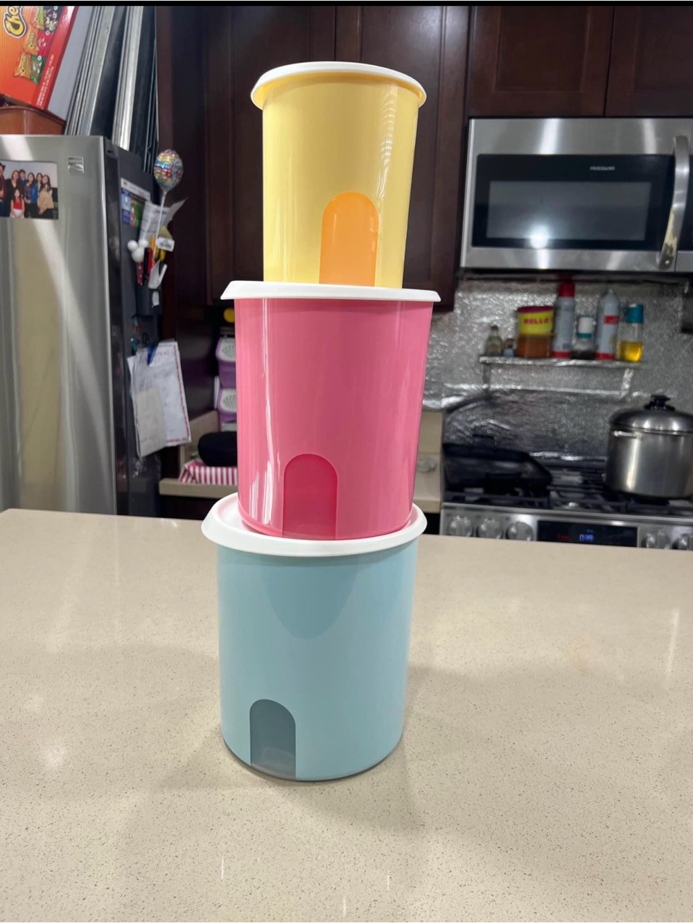 Tupperware Vintage Food Storage Containers -Set of 3